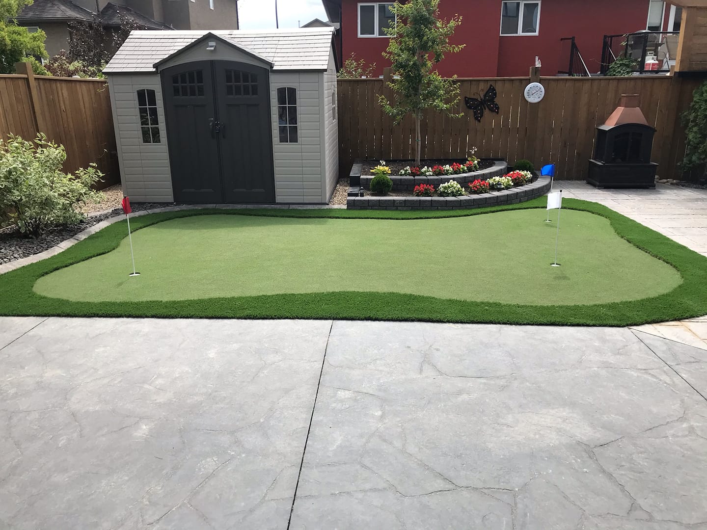 Landscaped Yard
