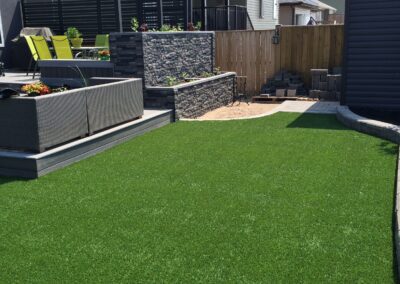 Landscaped Backyard